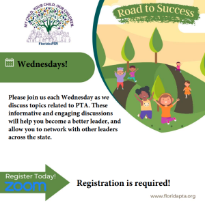 FL PTA Introduces “Road to Success” Weekly Training Workshops